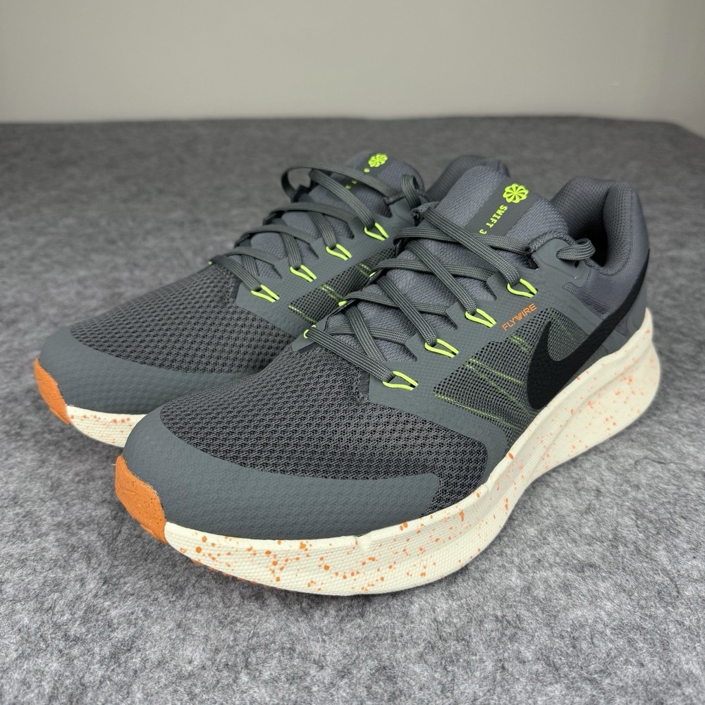 Authentic Mens NEW Nike Run Swift 3 Size 13 D Gray Orange NO BOX